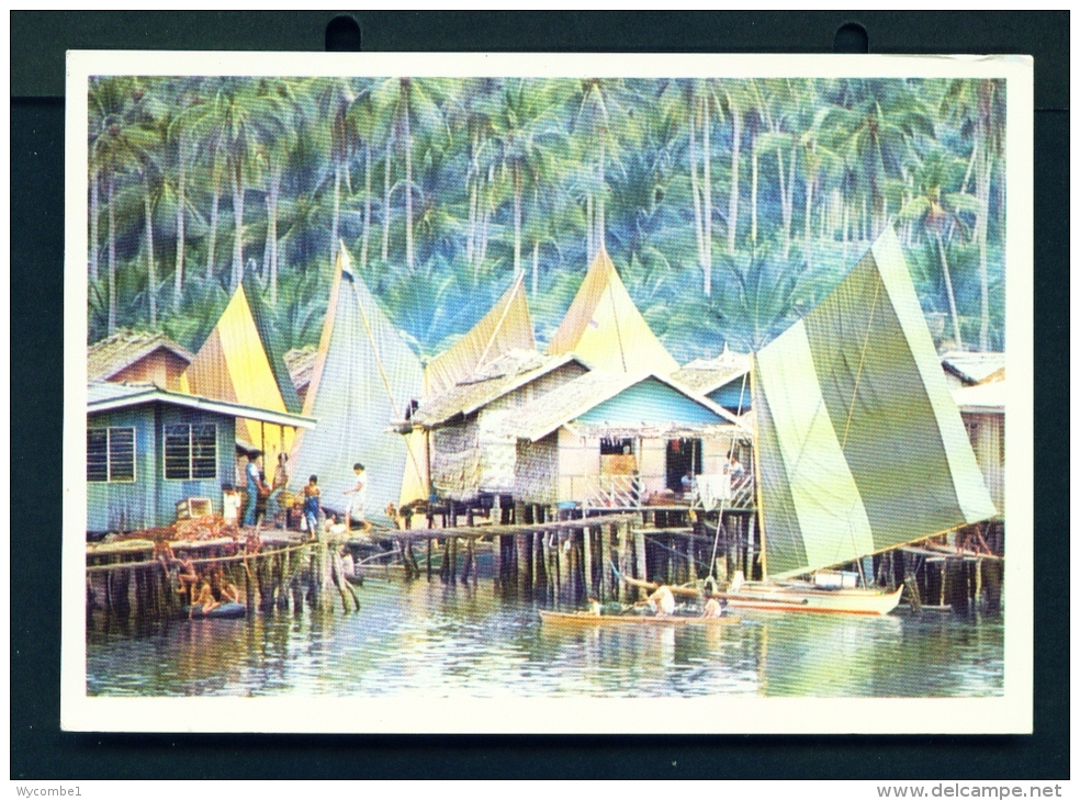 PHILIPPINES  -  Basilan  Badjao Village  Unused Postcard - Philippines