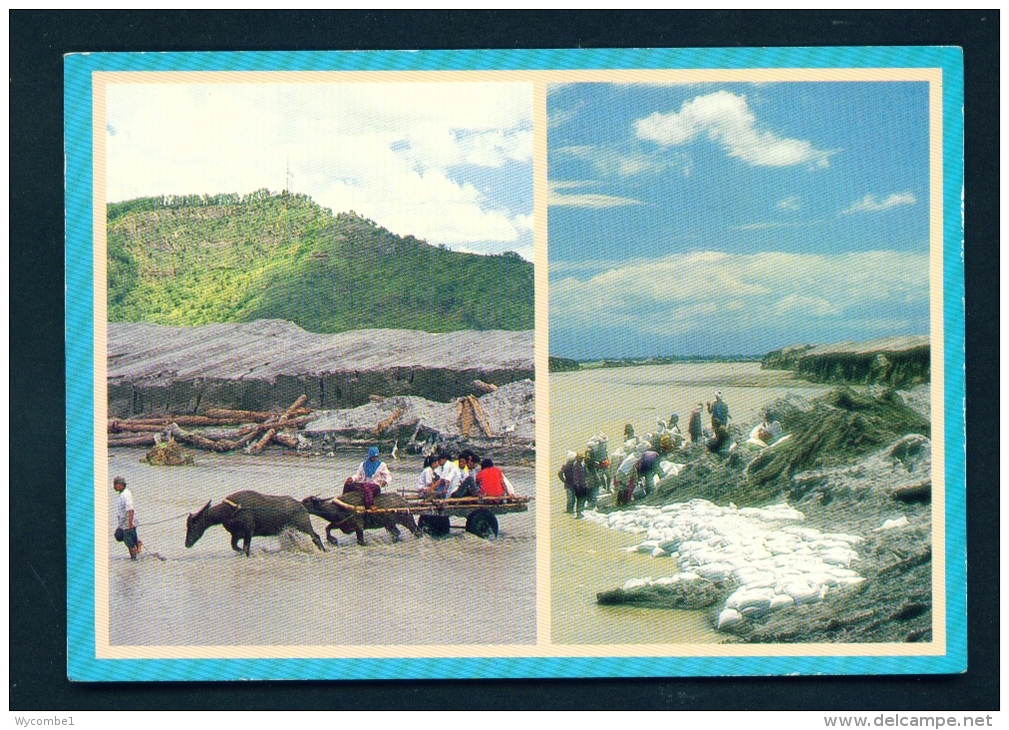 PHILIPPINES  -  Pampanga  Dual View  Unused Postcard - Philippines