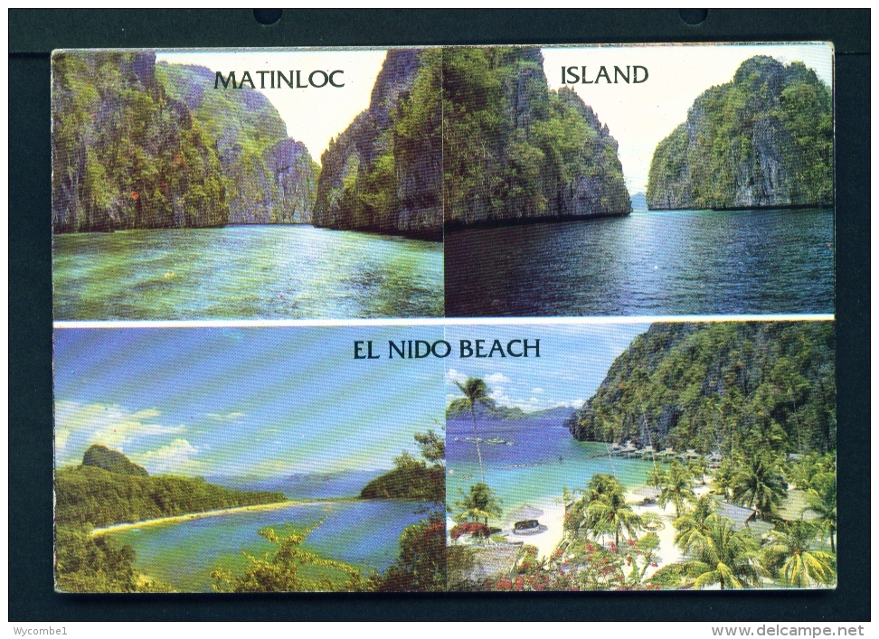 PHILIPPINES  -  Palawan  Multi View  Unused Postcard - Philippines