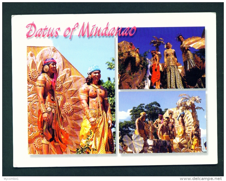 PHILIPPINES  -  Datus Of Mindanao  Unused Postcard - Philippines