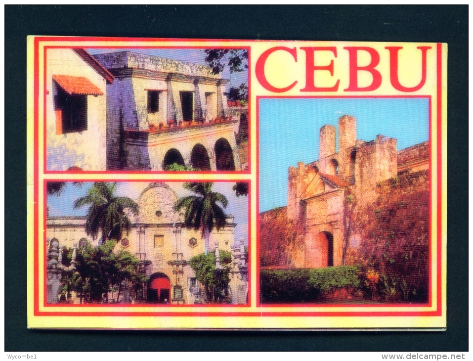 PHILIPPINES  -  Cebu  Multi View  Unused Postcard - Philippines