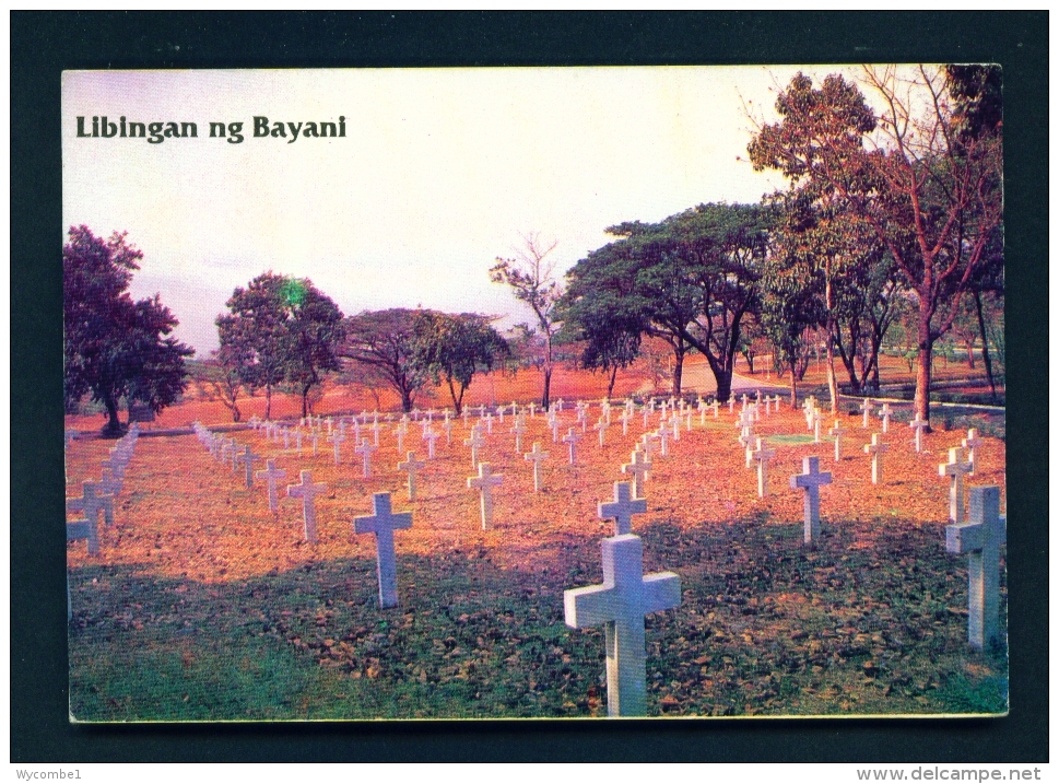 PHILIPPINES  -  Manila  Fort Bonafacio Cemetery  Unused Postcard - Philippines