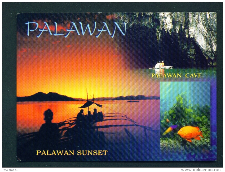 PHILIPPINES  -  Palawan  Multi View  Unused Postcard - Philippines