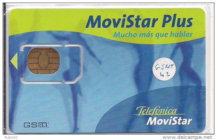 TARJETA GSM MOVISTAR PLUS I-42 - Non Classificati