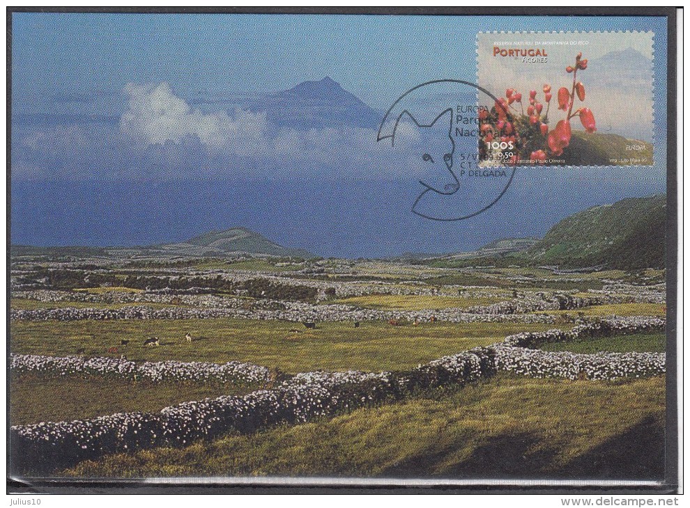 EUROPA Flowers 1999 Portugal Acores Maximum Card #18991 - 1999