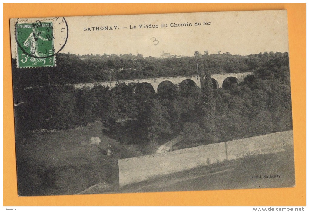 01 Ain Sathonay Le Viaduc Du Chemin De Fer - Non Classés