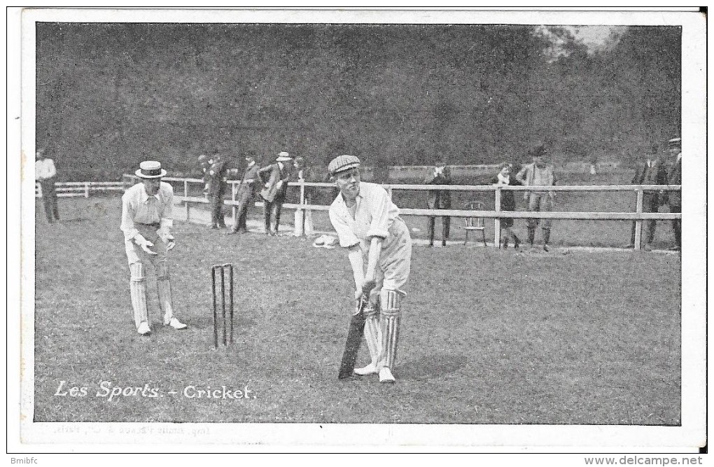 Les Sports -Cricket - Pub Au Dos : Chicorée à La Bergère Emile BONZEL - HAUBOURDIN (Nord) - Cricket