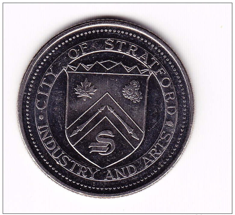 1985 City Of Stratford  Dollar Token - Canada