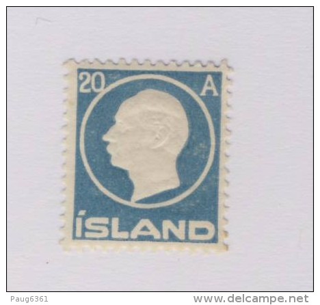ISLANDE 1912  YVERT N°70  NEUF MH* - Unused Stamps