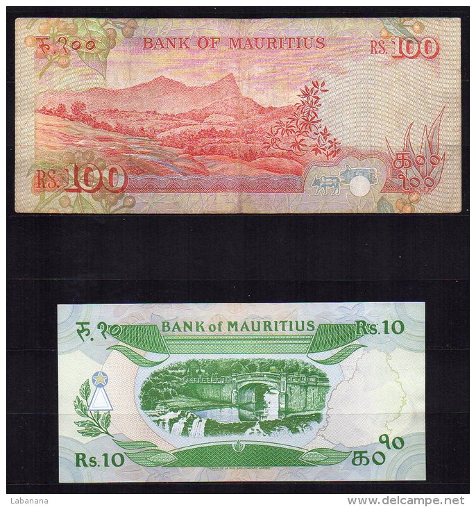 Maurice 3 Billets - Mauritius