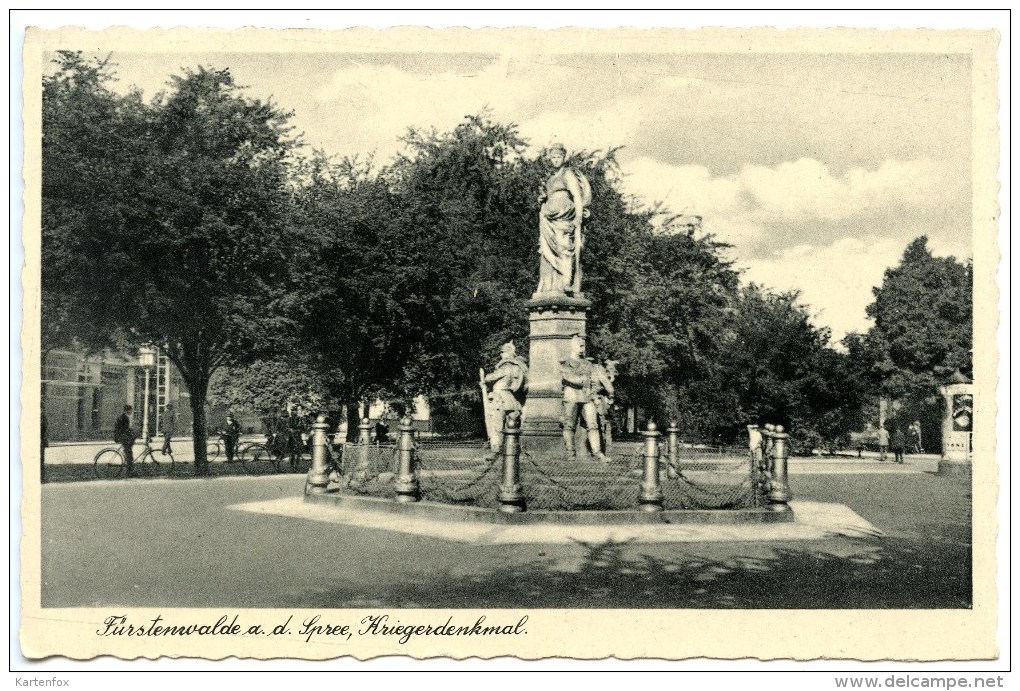 Fürstenwalde, Spree, Kriegerdenkmal, Ehrenmal, Denkmal, WW1, WK! - Fuerstenwalde