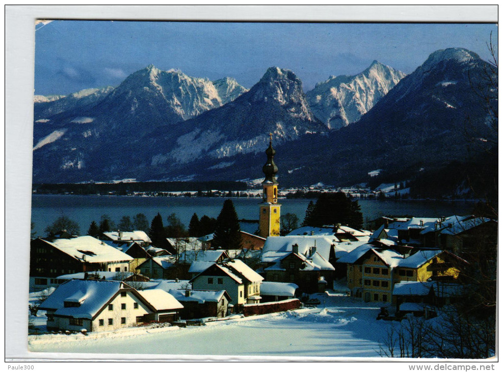 St. Gilgen Am Wolfgangsee - Ortsansicht Im Winter - St. Gilgen