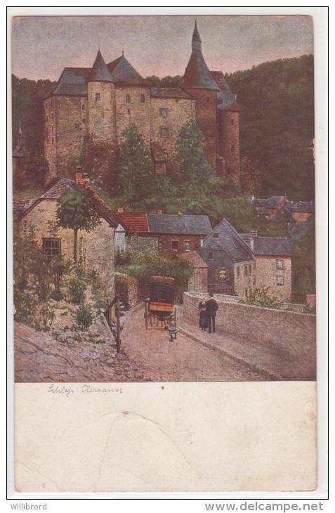 LUXEMBOURG -  CLERVAUX - Early Color! - H. Lessing, Bourg De Clervaux Nr. 6 - UNUSED - Clervaux
