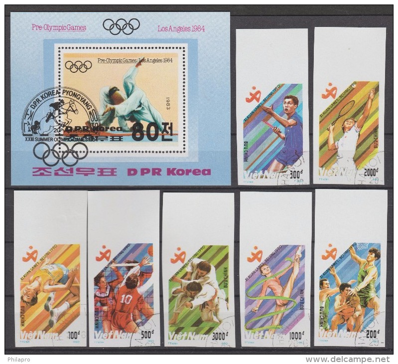 COREE+VN  ARTS MARTIAUX 5  COMPLETE-SETS  VF  Used  Réf  C769 - Zonder Classificatie