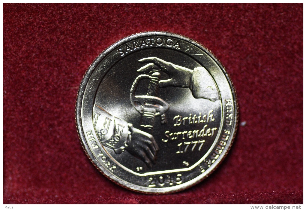 United States 25 Cents 2015 Saratoga D - 2010-...: National Parks