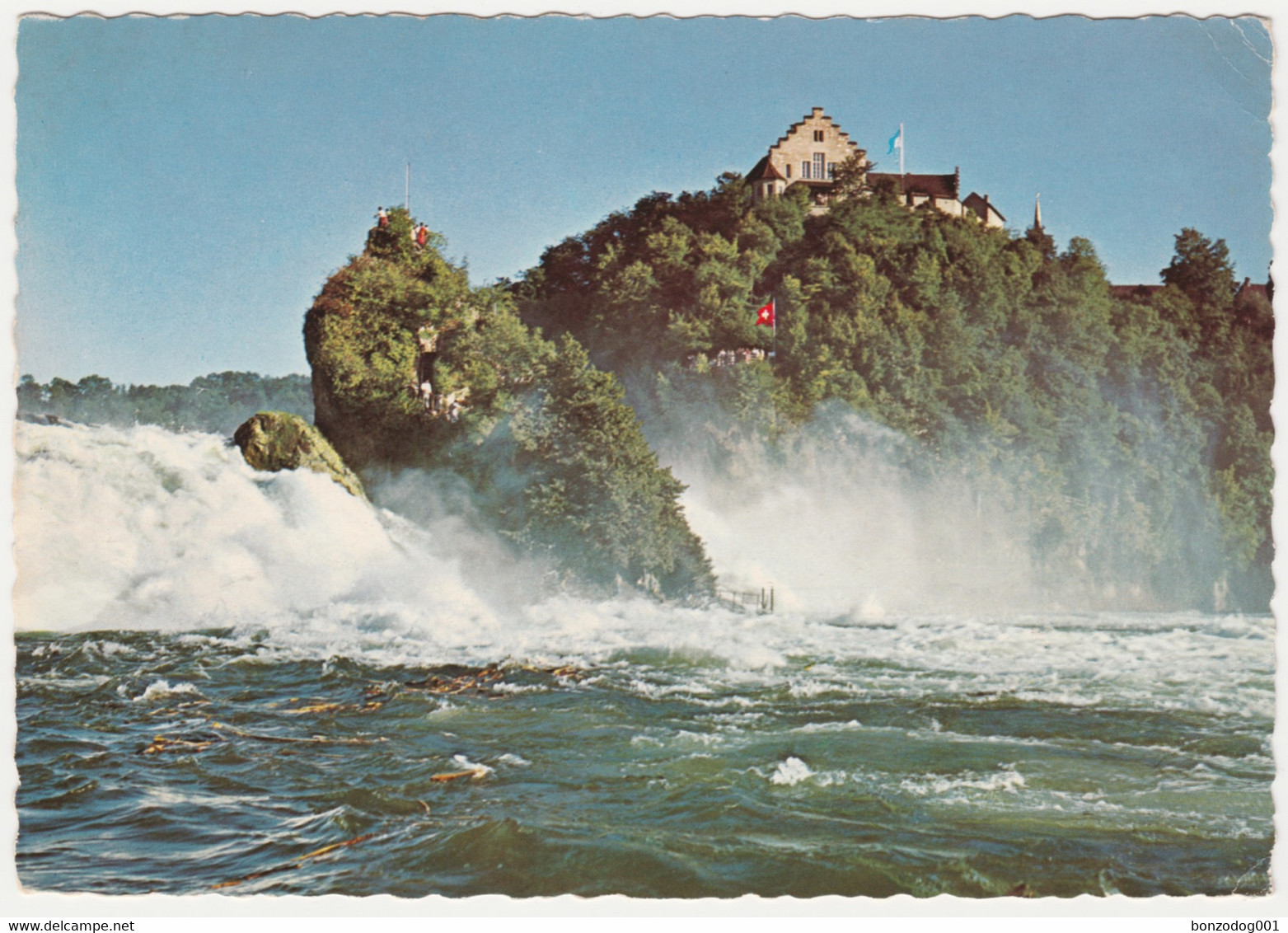 Rheinfall And Schloss Laufen, Switzerland. Unposted - Autres & Non Classés