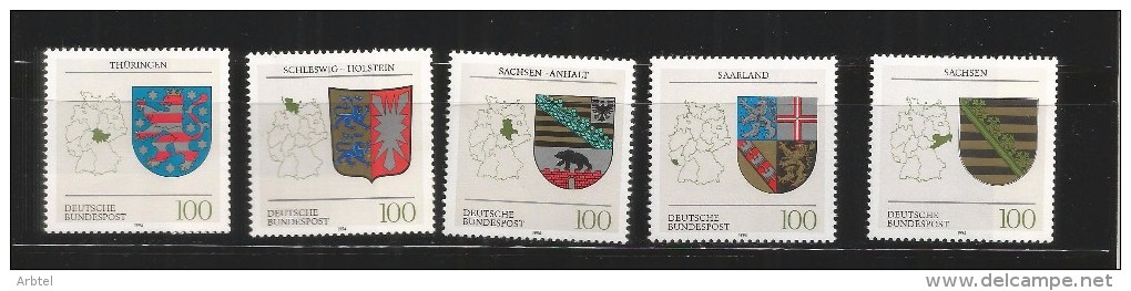 ALEMANIA 1994 ESCUDOS DE ESTADOS ALEMANES - Otros & Sin Clasificación