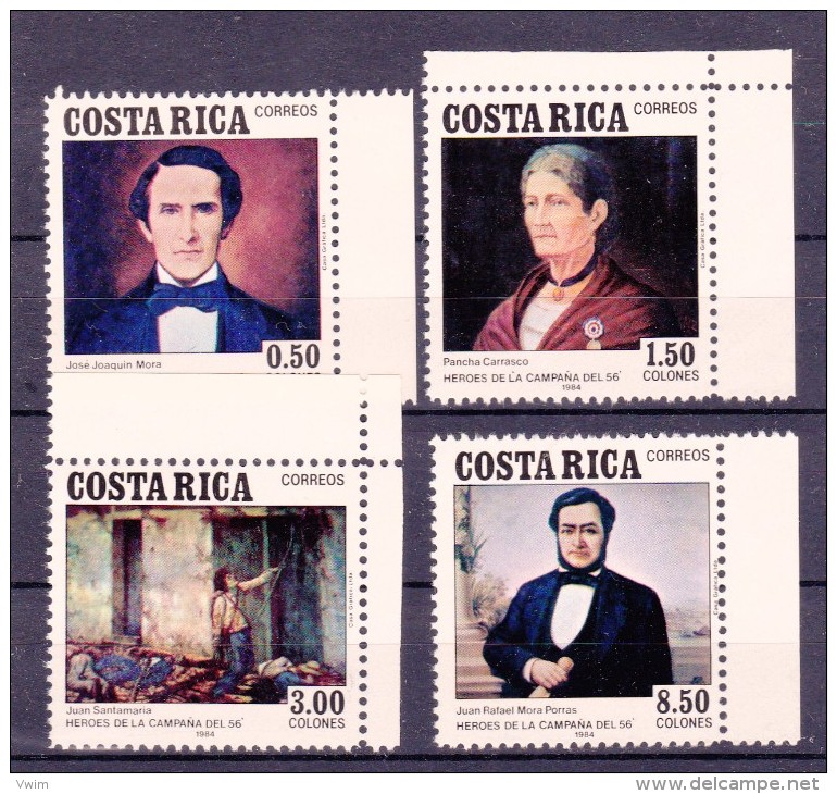 COSTA RICA - 1984- Mi.Nrs.1218...1221 Y&T Nrs. 377...380 Postfris/Neufs/No-Usados/Ungebraucht/New- ** - Costa Rica