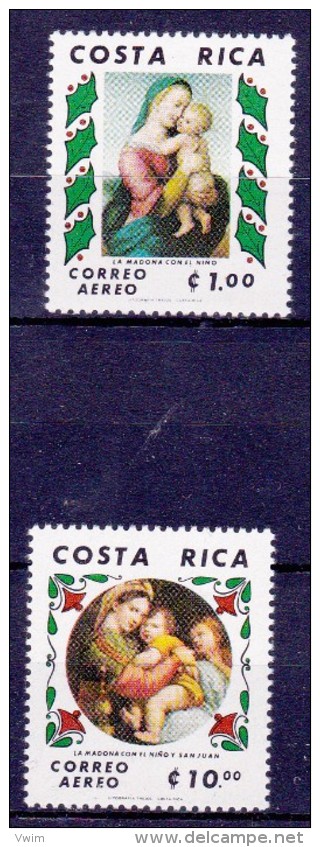 COSTA RICA - 1980- KERSTMIS -Mi.Nrs.1091 En/et 1092 - Postfris/Neufs/No-Usados/Ungebraucht/New- ** - Costa Rica