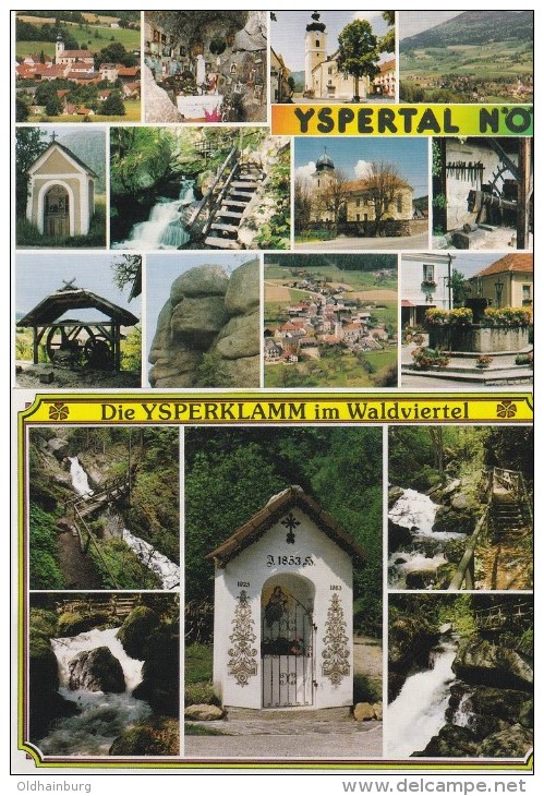 0699t: 2 Moderne AKs Ysperklamm Im Waldviertel, Ungelaufen - Melk