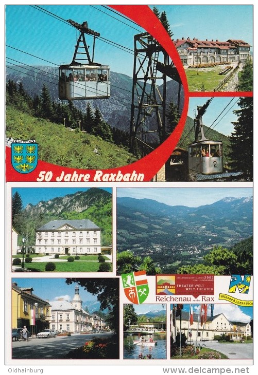 0699y: 2 Moderne AKs Raxseilbahn Und Reichenau, Ungelaufen - Raxgebiet