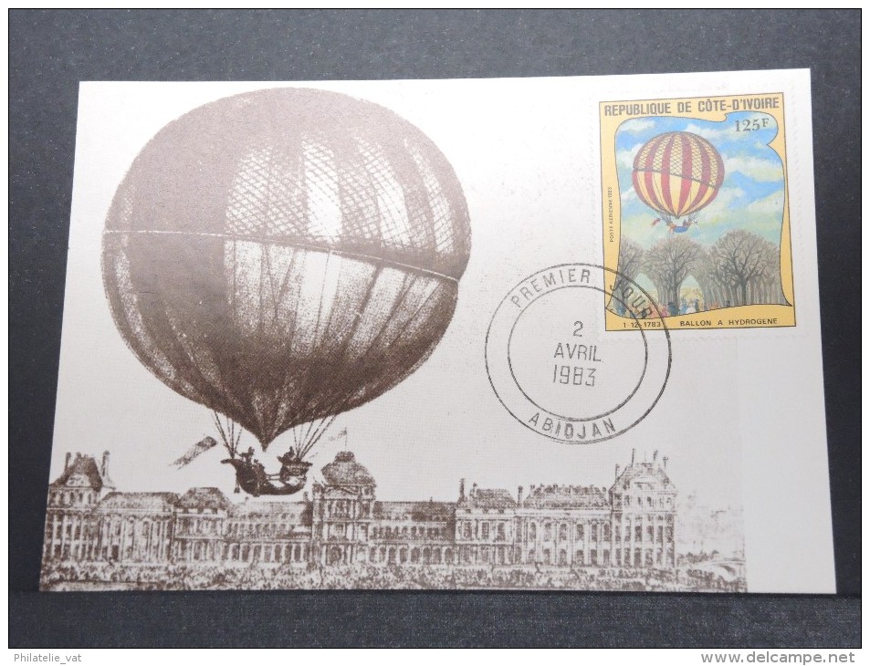 MONTGOLFIERES - Détaillons Collection De Carte Maximum - A Voir - Lot N° 10912 - Montgolfier