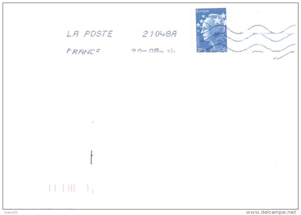 2014. France, The Letter By Ordinary Post To Moldova - Storia Postale