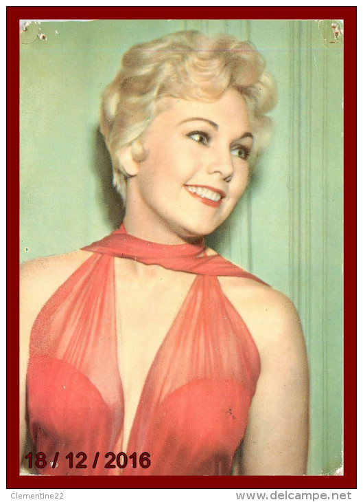 Kim Novak   Scan Recto Et Verso - Artisti