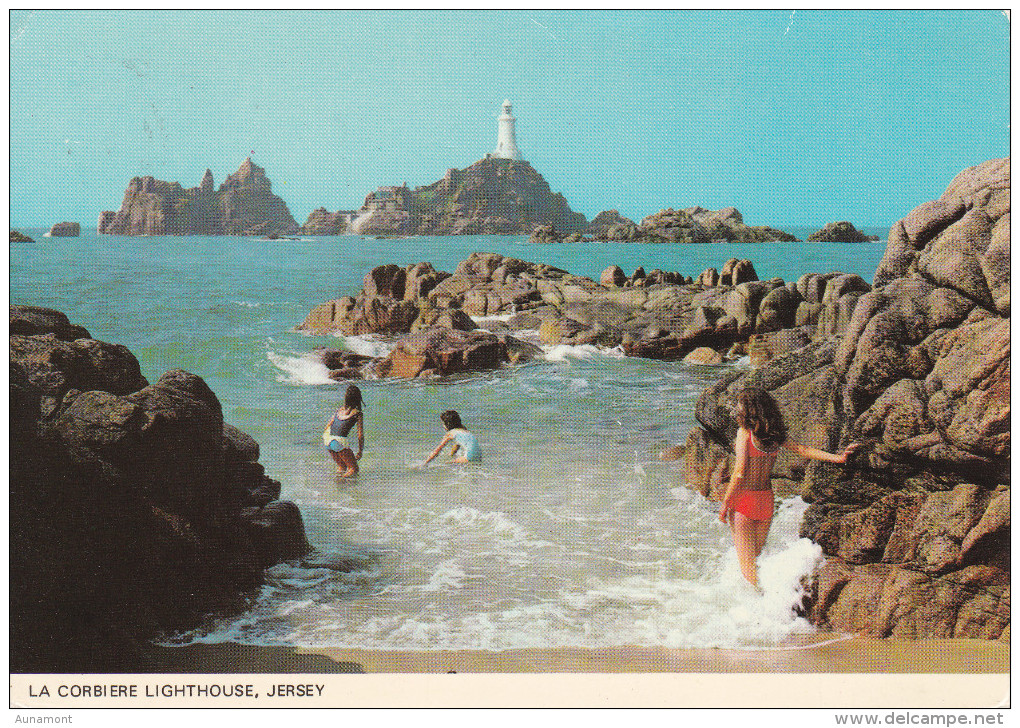 Reino Unido--Jersey--1977--La Corbiere Lighthouse-- - Otros & Sin Clasificación