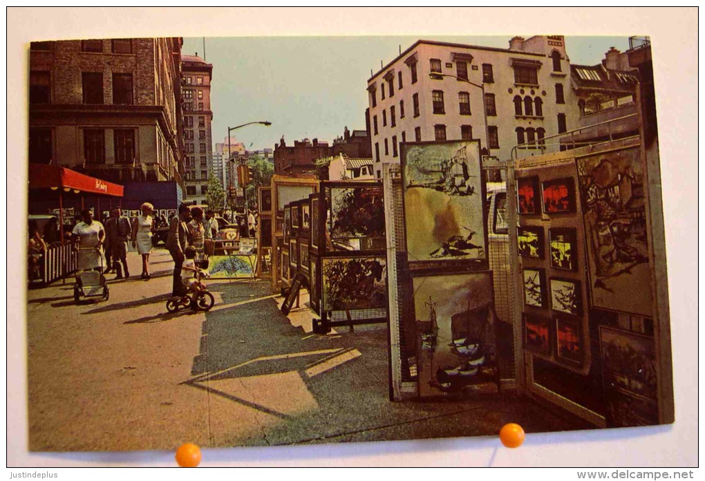 GREENWICH VILLAGE NEW YORK CITY BOHEMIAN ATMOSPHERE 1969 SCAN R/V - Greenwich Village