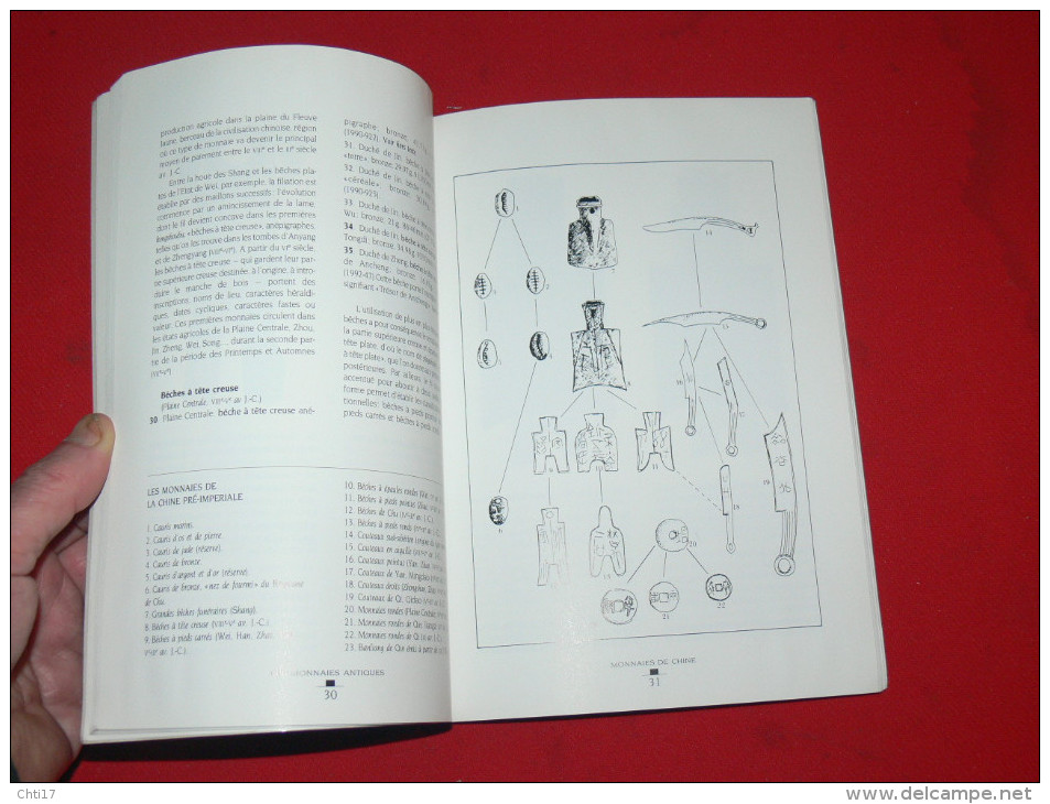 MONNAIES DE CHINE /  CATALOGUE BIBLIOTHEQUE NATIONALE 1992 / SAPEQUE / LINGOT / BILLET / NUMISMATIQUE