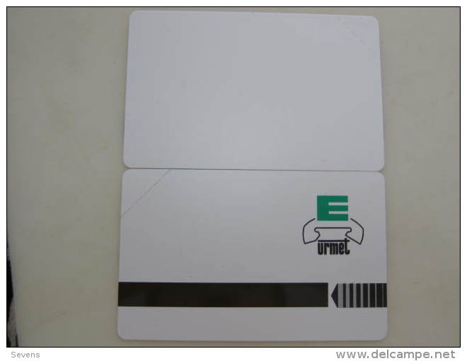 Urmet Service And  Test Phonecard ,white Card,mint(narrow Magnetic Stripe) - Tests & Diensten