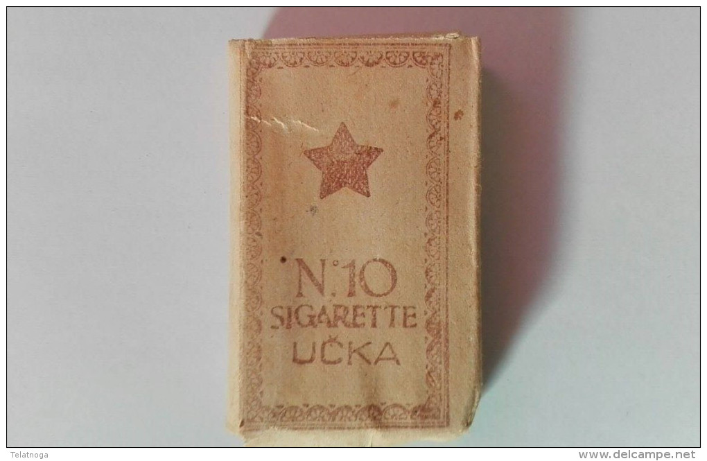 SIGARETTE UCKA, Bustina Da 10 Sigarette, Istria 1944 - Schnupftabakdosen (leer)