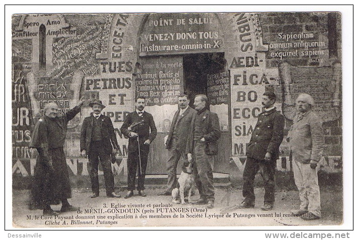 EGLISE VIVANTE ET PARLANTE DE MENIL GONDOUIN  PRES DE PUTANGES - Putanges