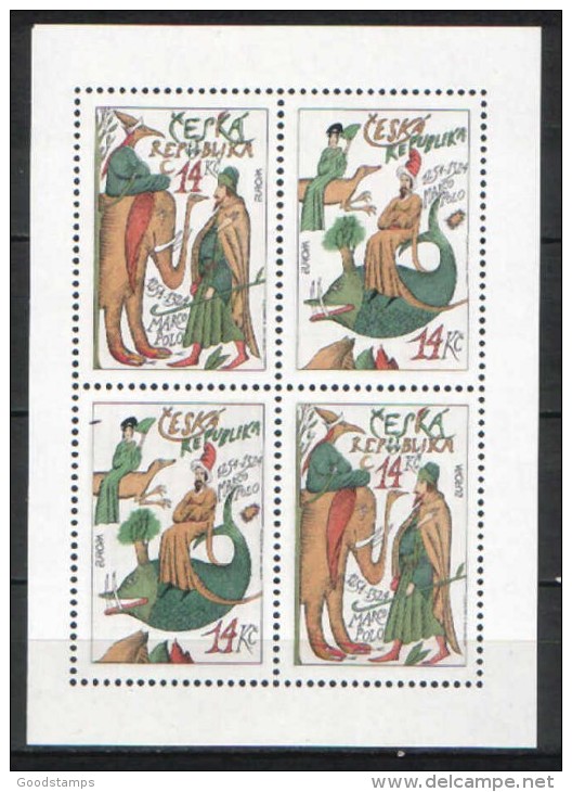 Czech 1994  , Mi. 36-37 Im Kleinbogen , Marco Polo , MNH - Nuovi