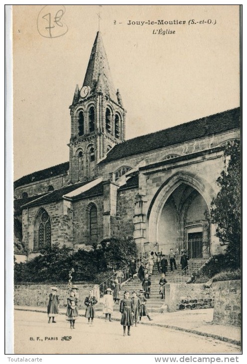 CPA 95  JOUY LE MOUTIER L EGLISE - Jouy Le Moutier