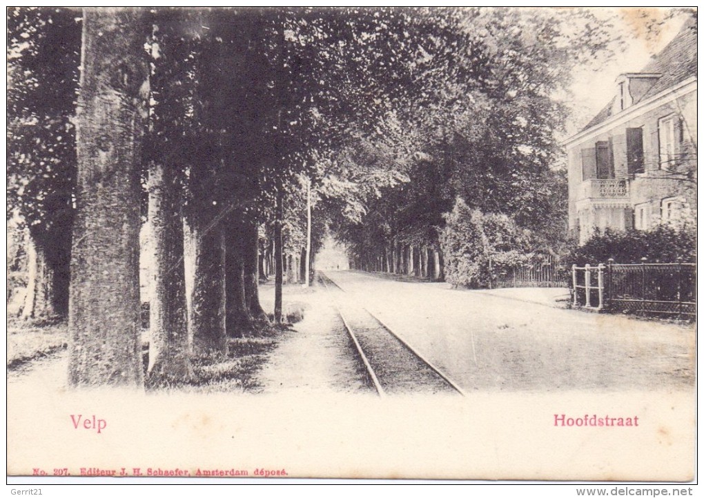 NL - GELDERLAND - VELP, Hoofdstraat, Ca. 1905, Undivided Back - Velp / Rozendaal