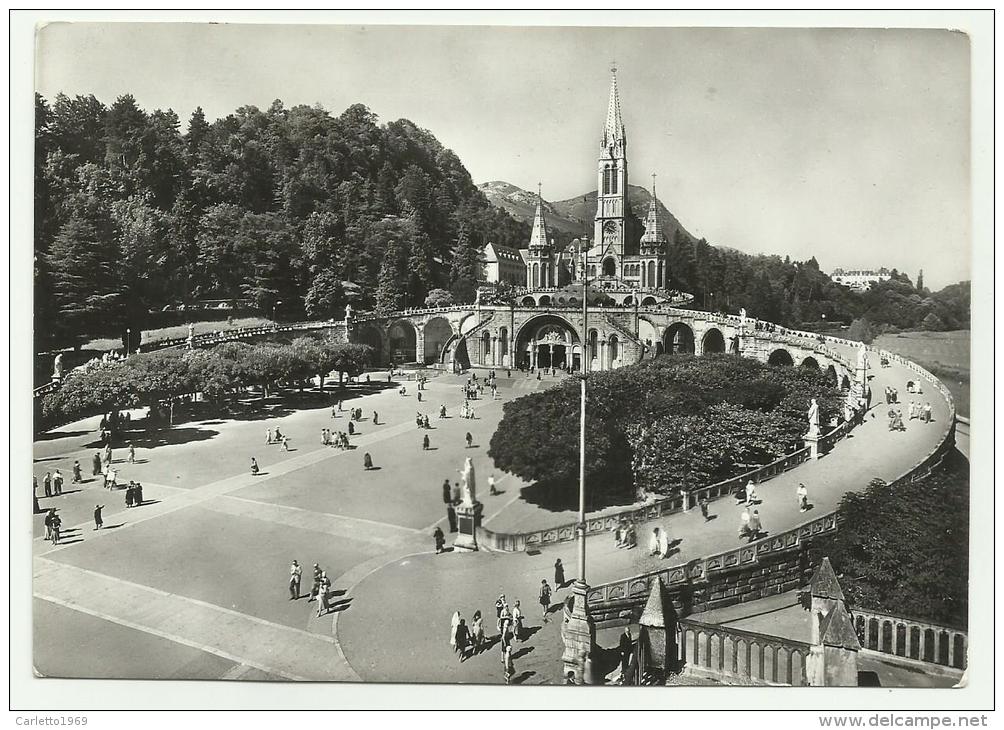 PELLEGRINAGGIO FIAT A LOURDES MAGGIO 1957 NV FG - Sonstige & Ohne Zuordnung