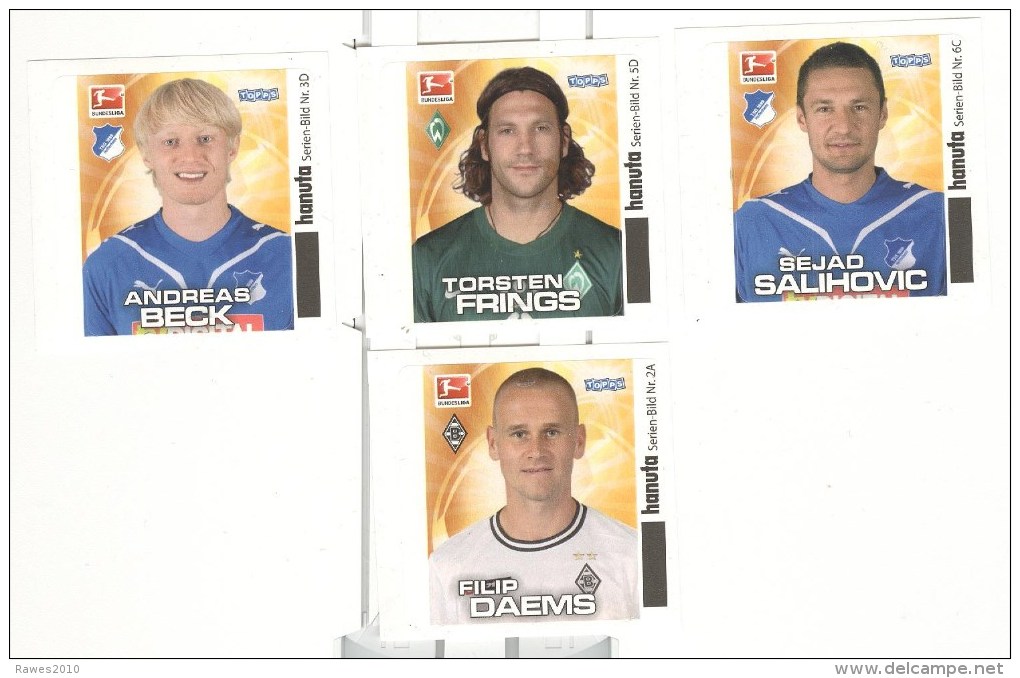 Bundesliga Stars 2011 Hanuta Fussballspieler Beck Frings Salihovic Daems - Sonstige & Ohne Zuordnung