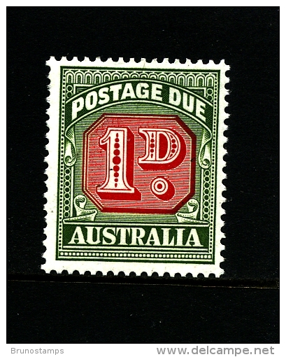 AUSTRALIA - 1958  POSTAGES DUES  1d  NO WMK  DIE II  MINT  SG D133a - Impuestos