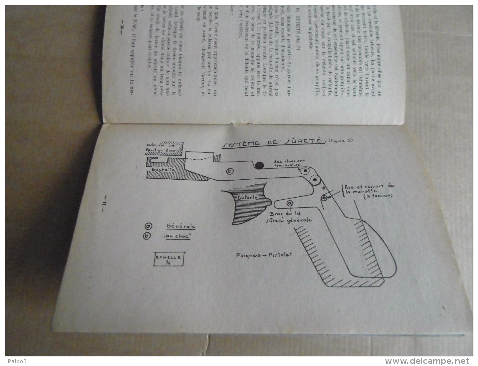 notice sur le pistolet mitrailleur MAT 49 edition 1950