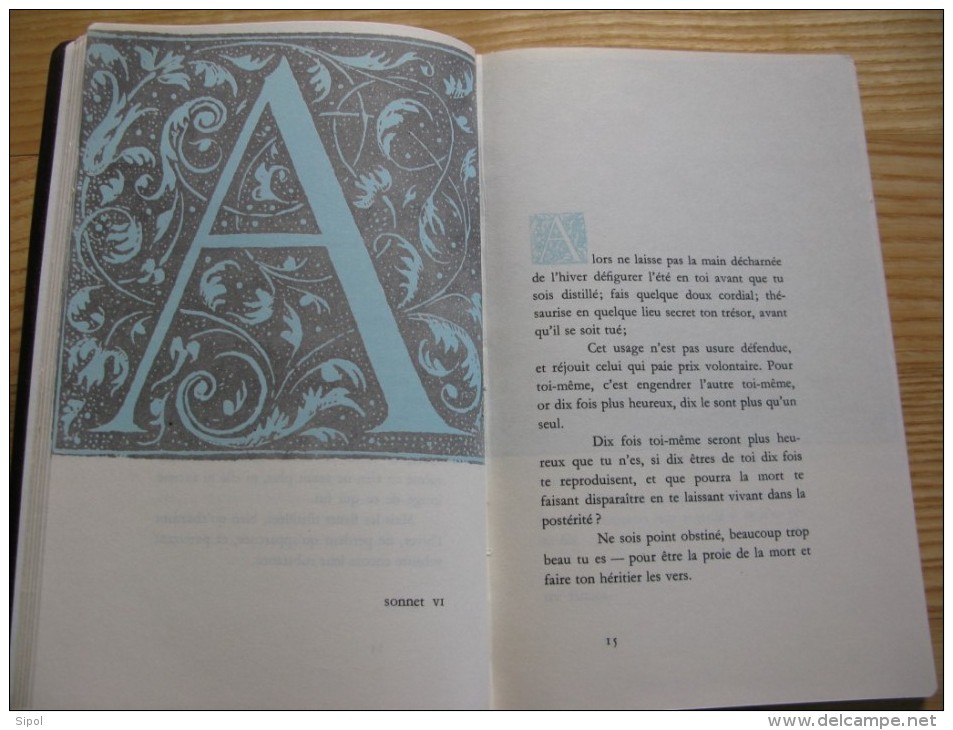 Les Sonnets De Shakespeare Editions Hors Commerce  Réservée Aux Membres Du Club Français Du Livre N°2386/4000 - Autres & Non Classés