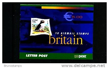 IRELAND/EIRE - 2003  € 5  BOOKLET  PUFFIN   FINE USED FDI CANCEL - Libretti