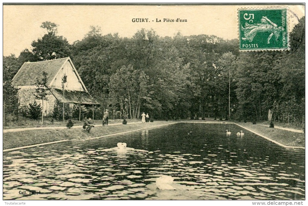 CPA 95  GUIRY LA PIECE D EAU - Guiry En Vexin