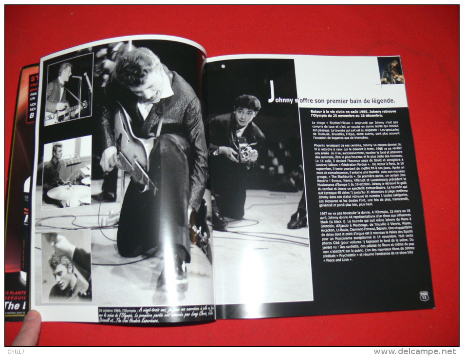 JOHNNY HALLYDAY  /  PROGRAMME OFFICIEL 2008  /  TOUR 66 /  50 PAGES