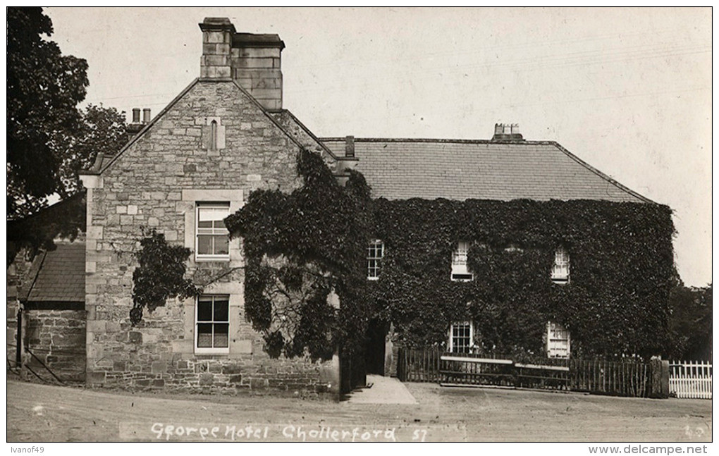 ROYAUME UNIS - CPSM - George Hotel, CHOLLERFORD, Northumberland - Otros & Sin Clasificación