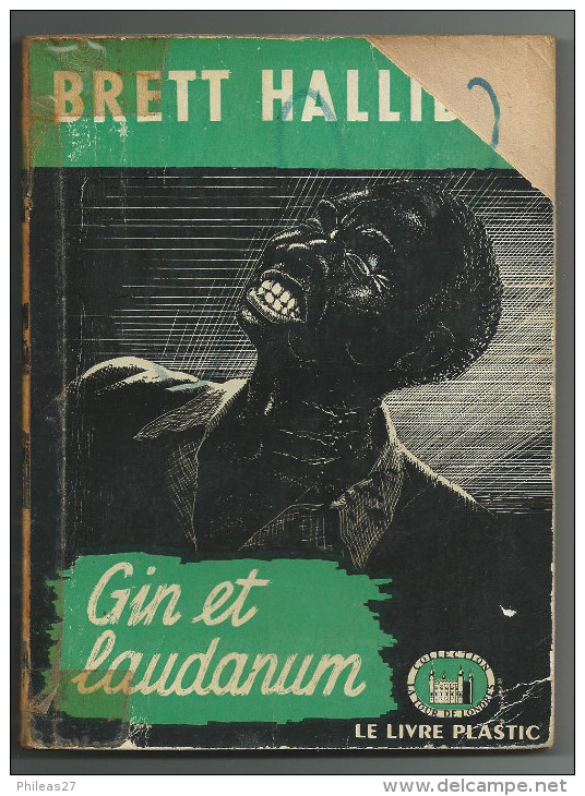 Gin Et Laudanum  -  Brett Halliday  -  1949 - Livre Plastic - La Tour De Londres