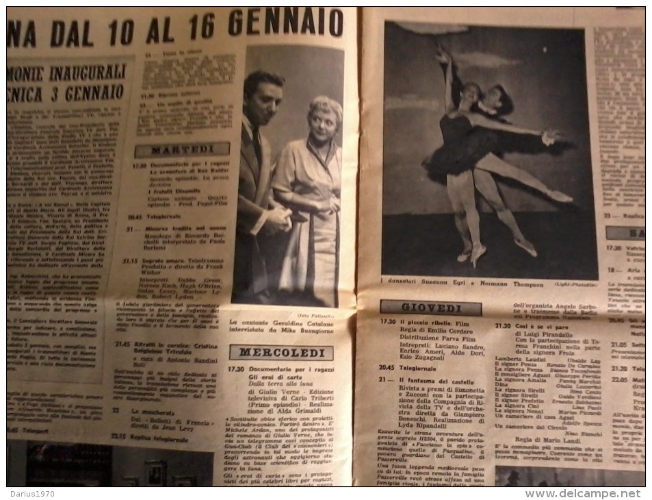 Rivista Sett.le N ° 2 - Gen.1954 - Radiocorriere - RAI-TV. Completo - 32 Pagine- Molte Foto Di Artisti E Pubblicità. - Altri & Non Classificati