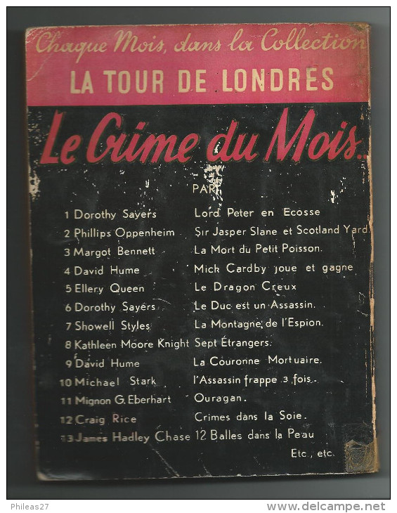 Service Secret  -  Kathleen M. Carmel  -  1948 - Livre Plastic - La Tour De Londres