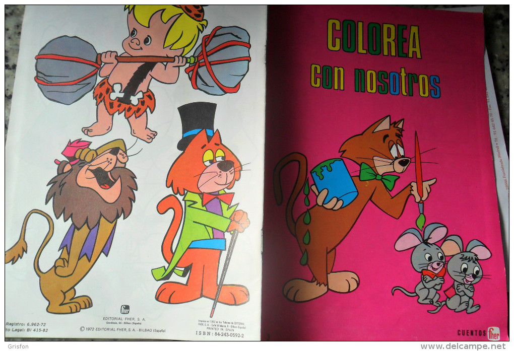 Hanna Barbera  A Colorear Editorial Fher - Autres & Non Classés